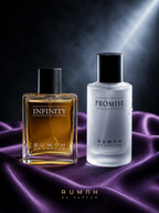 Promise x Infinity duo by Rumah de Parfum — two 50 ml bottles